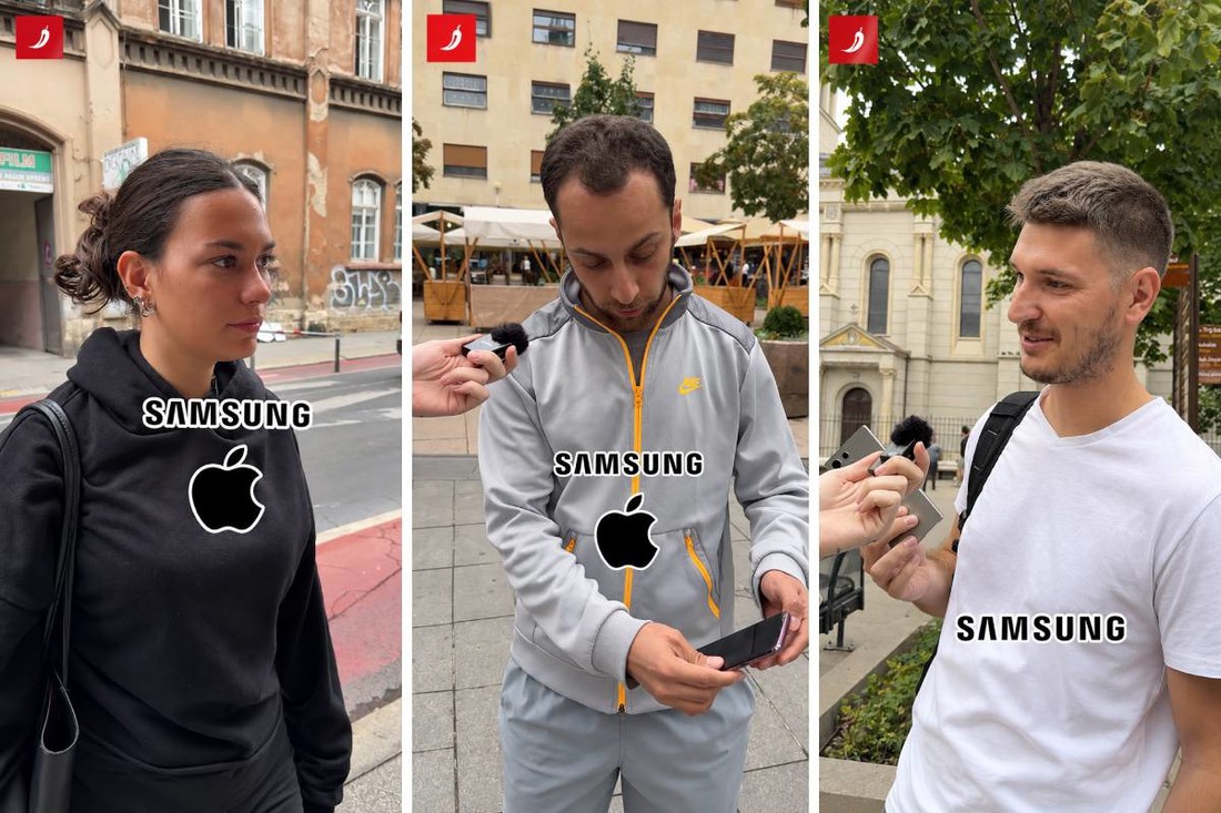 Pitali smo prolaznike jesu li tim iPhone ili Samsung. Odgovor je bio jasan i glasan