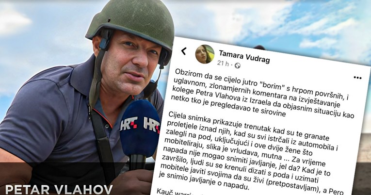 Novinarka HRT-a o Vlahovu: Za vrijeme napada nije mogao snimiti javljanje...