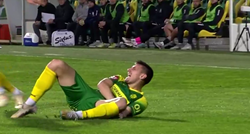VIDEO Igrač Istre teško se ozlijedio u prvoj minuti