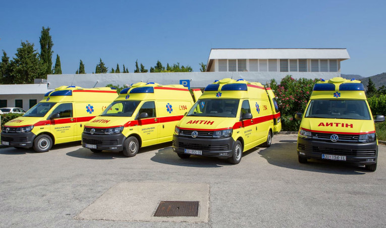 Dubrovnik, Metković i Ploče dobili četiri nova vozila Hitne pomoći