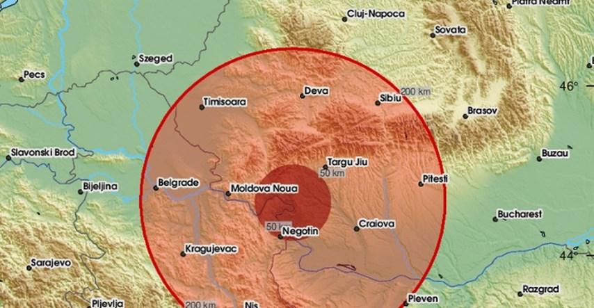 Potres jačine 4.2 u Srbiji