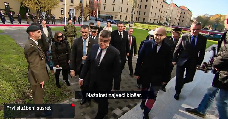 Kamere uhvatile zanimljiv razgovor Milanovića i Anušića: "Nažalost, najveći klošar"