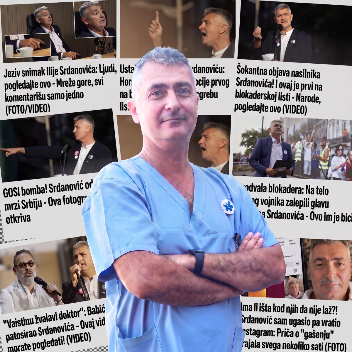 Vučićevi tabloidi vide ga kao najveću prijetnju. Tko je zapravo Ilija Srdanović?