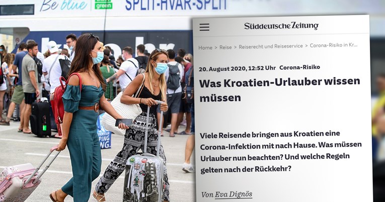 Njemački list objavio upute za Nijemce koji se nalaze na odmoru u Hrvatskoj