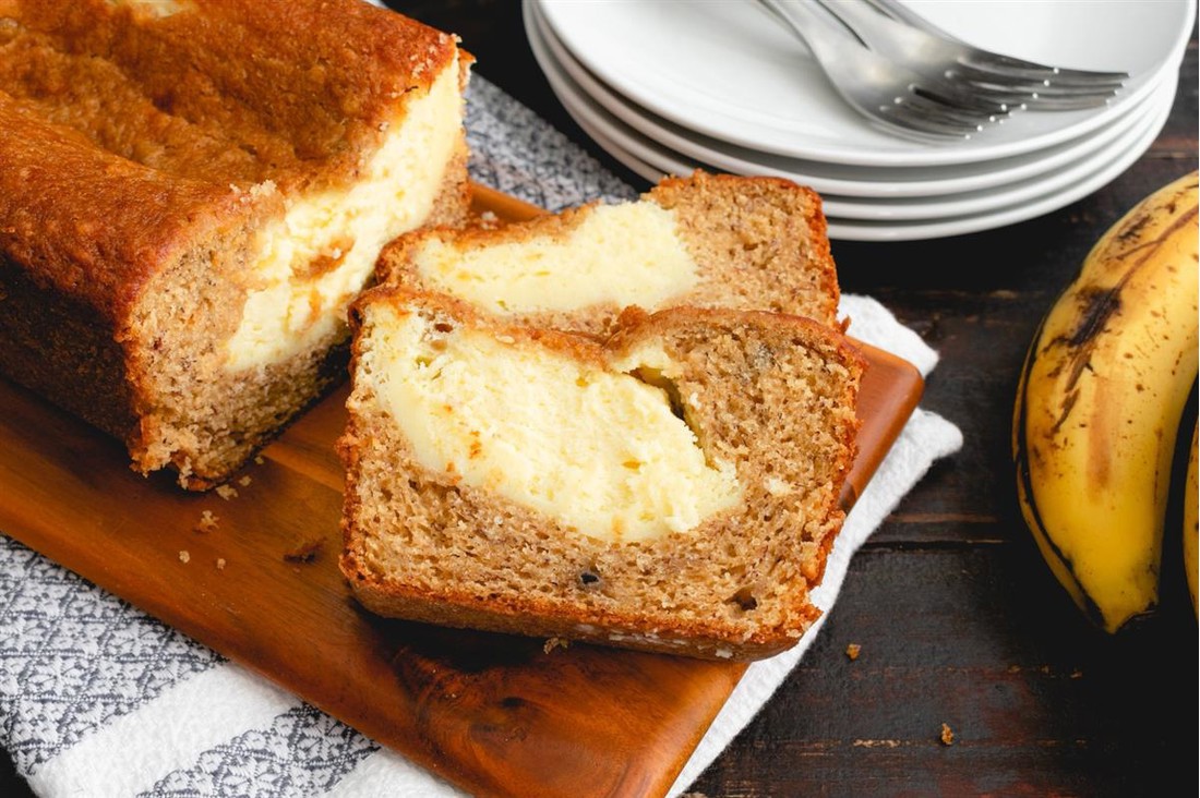 Banana kruh koji podsjeća na cheesecake? O da, ovaj recept čuvamo