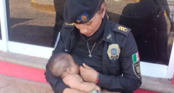 VIDEO Policajka našla bebu tijekom misije spašavanja nakon uragana i podojila je