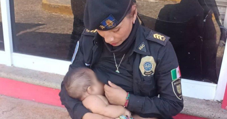 VIDEO Policajka našla bebu tijekom misije spašavanja nakon uragana i podojila je