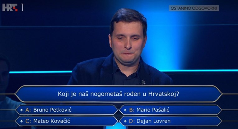 Zapeo na pitanju za 32.000 kuna o nogometašu rođenom u Hrvatskoj, biste li vi znali?