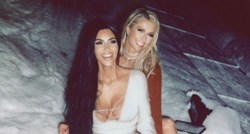 Kim Kardashian i Paris Hilton su uklizale u novu godinu na sanjkama