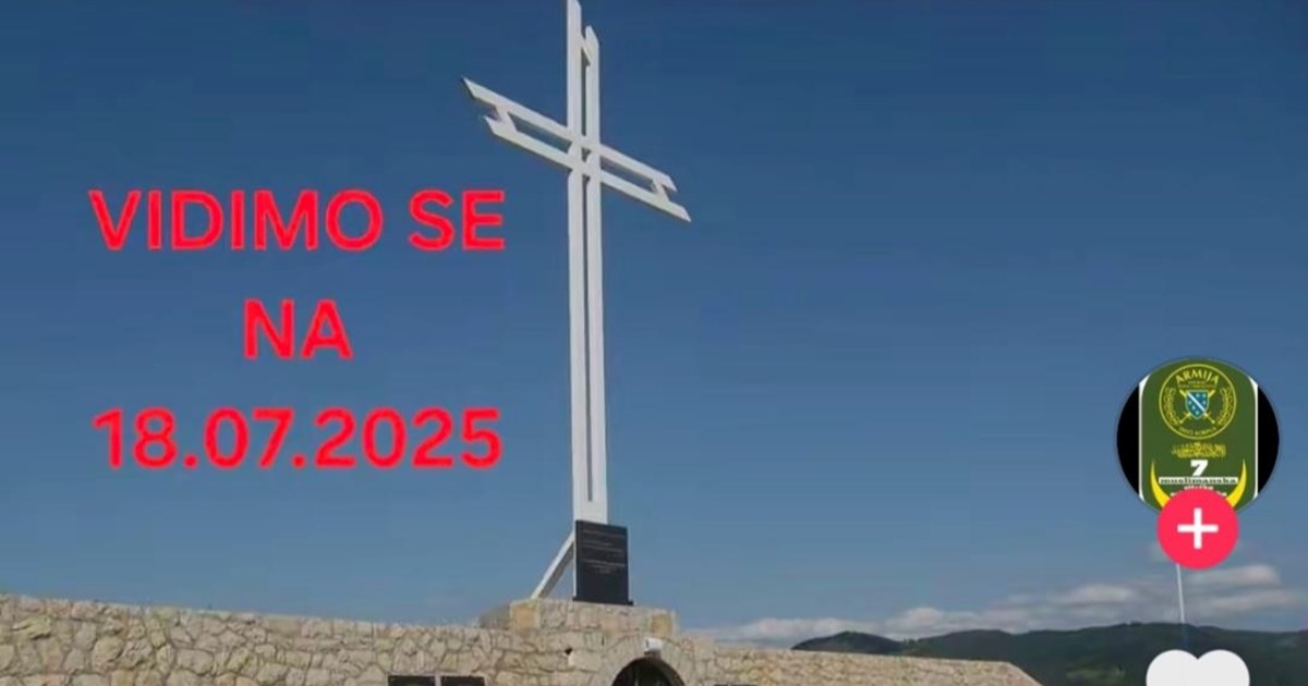 VIDEO Oskvrnuli spomenik HVO-u u BiH. Klanjali se i pozivali na obračun s Hrvatima