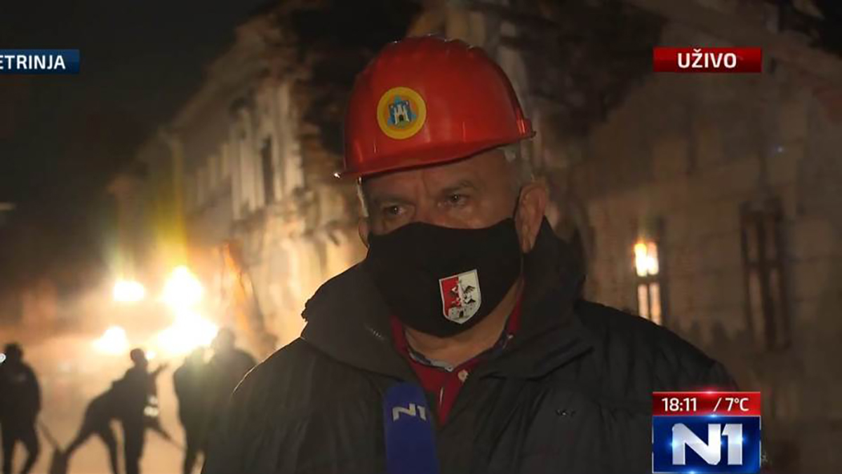 Gradonačelnik Petrinje: Cijeli dan sam plakao. I sad plačem i teško mi je