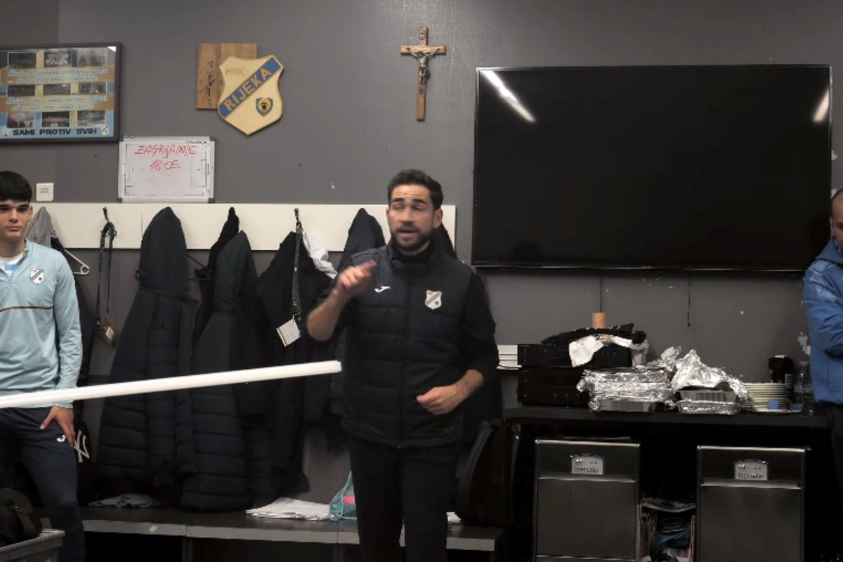 Rijeka objavila snimku iz svlačionice. Sanchezov čovjek vikao: "Jeb*no ste dobri" Kép