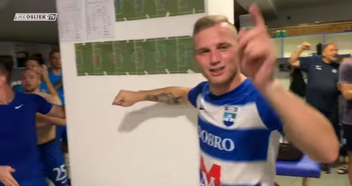 VIDEO Bočkaj predvodio veliko slavlje u svlačionici nakon rušenja Hajduka