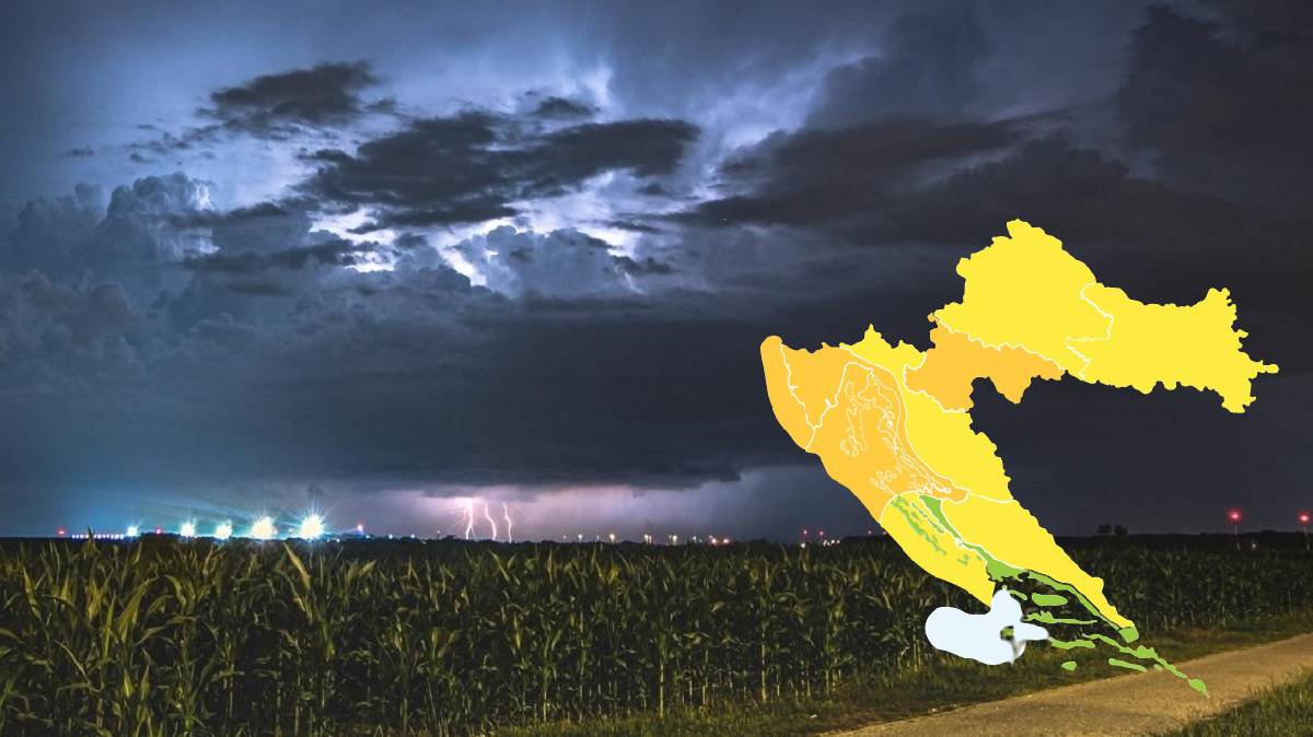 Stižu jaka promjena vremena, oluje i zahlađenje. MUP objavio upozorenje