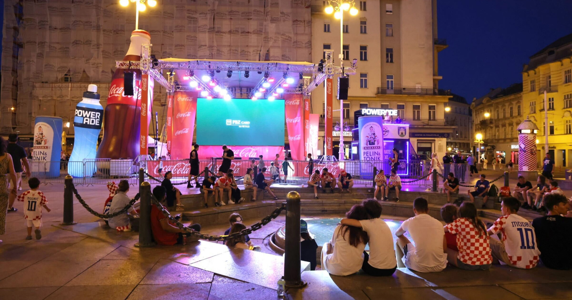 VIDEO Pogledajte atmosferu u centru Zagreba prije početka utakmice