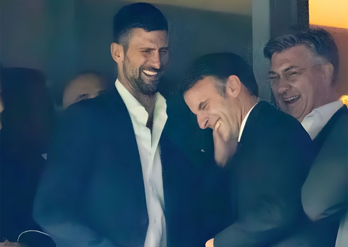 FOTO Plenković umire od smijeha u društvu Đokovića i Macrona