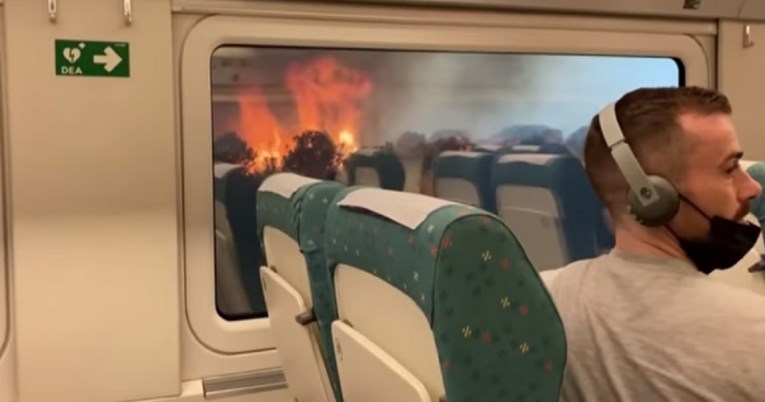 Požar zahvatio vlak u Španjolskoj, putnici razbili prozore, pobjegli i ozlijedili se