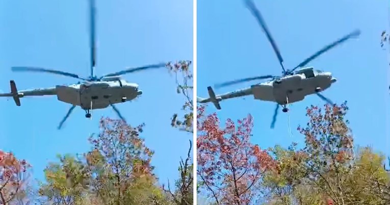 VIDEO HGSS spašavao srčanog bolesnika na Krupi. Helikopterom je prebačen u bolnicu