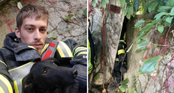 Razgovarali smo s vatrogascem koji je spasio psića iz procjepa: "Kolege su me čuvali"
