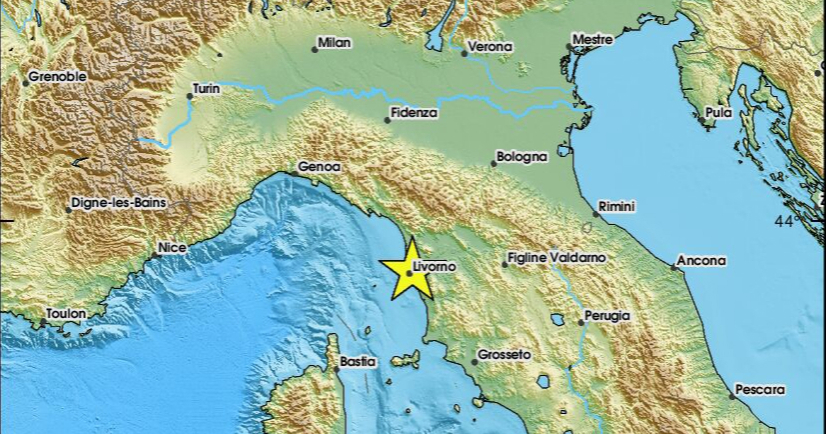 Potres od 4.3 u Italiji, epicentar bio kod Pise