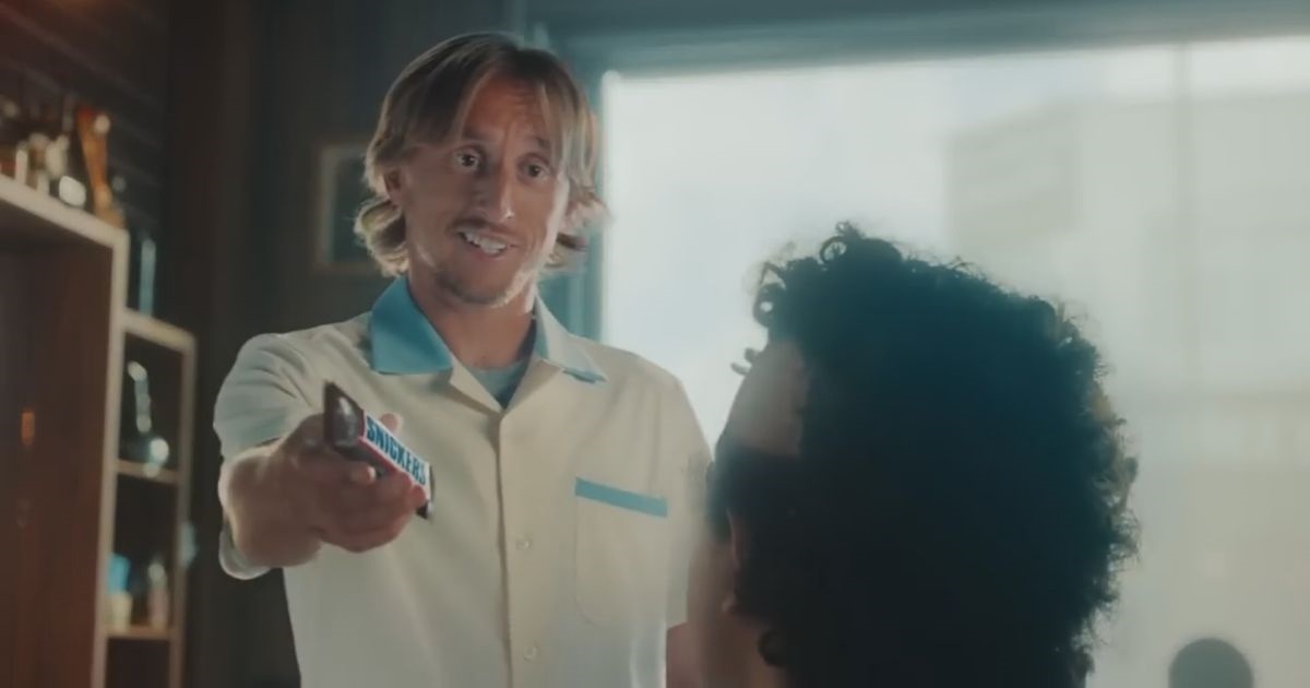Modrić je zvijezda nove reklame za Snickers, pogledajte kako se snašao ...