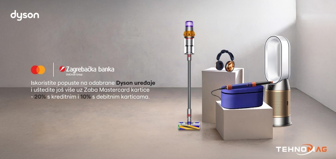 Uštedi do 20% uz ZABAxDyson promociju u TehnoMag-u