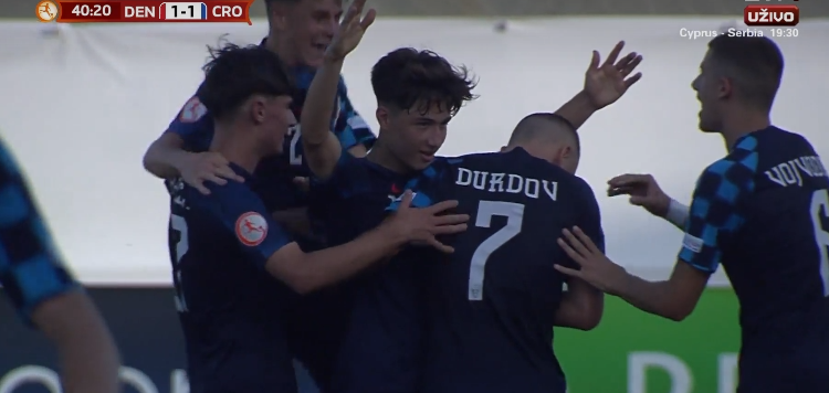 Pogledajte prvi gol Hrvatske na U-17 Euru. Zabio ga je igrač Herthe