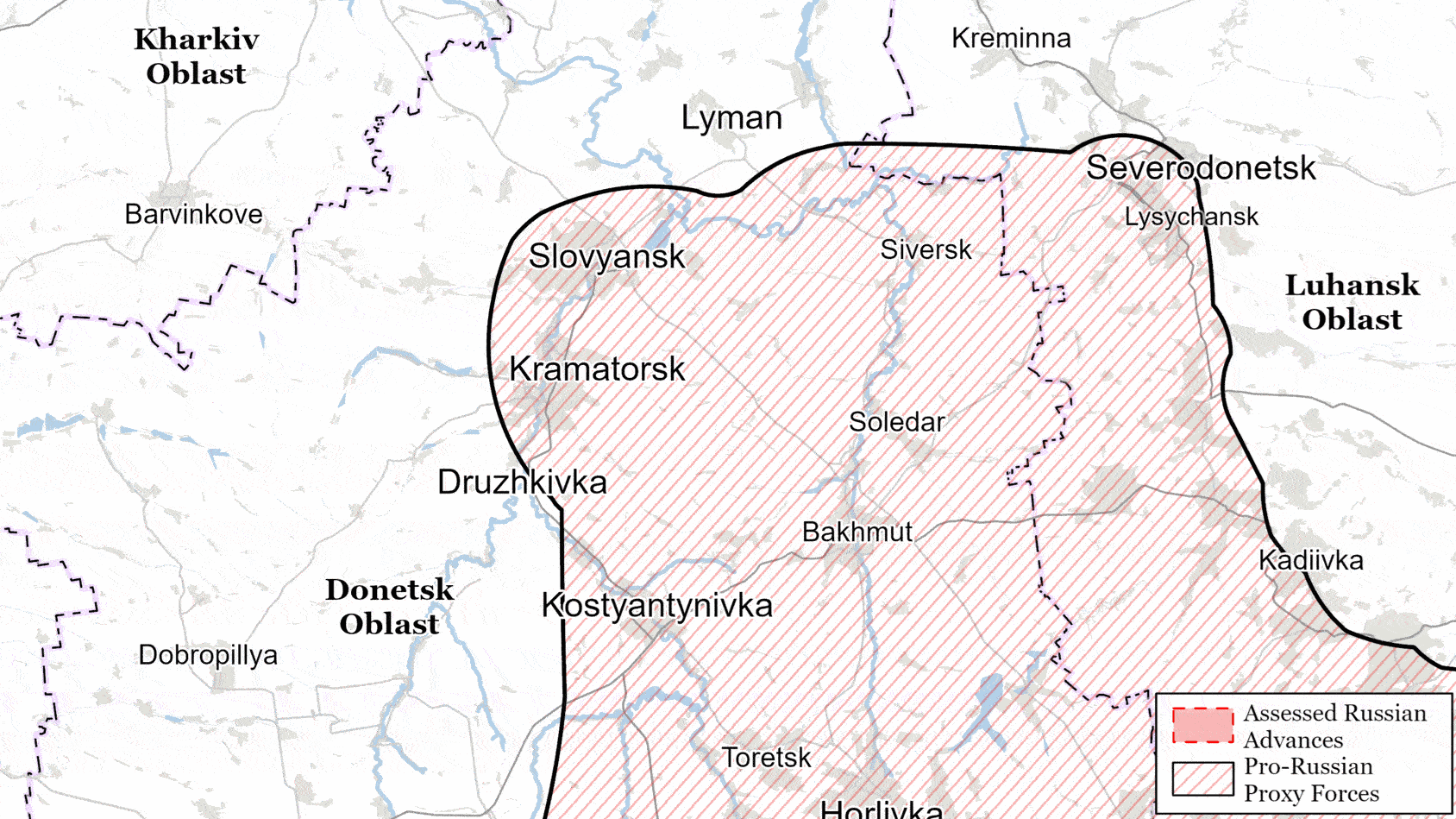 Institut za rat: Ukrajini prijeti gubitak "pojasa utvrda". To je jako opasno