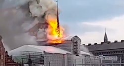 VIDEO Gori jedna od najpoznatijih zgrada u Kopenhagenu. Srušio se i toranj