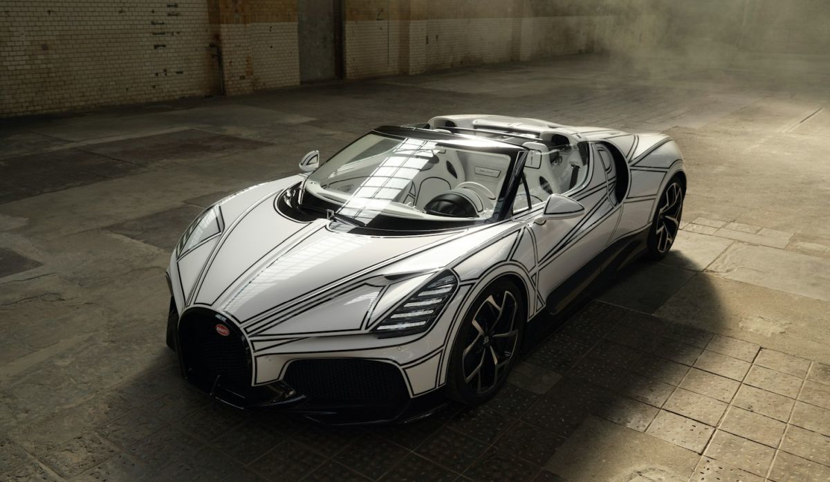 Bugatti Mistral Blanc Éternel: Hiperautomobil s detaljima od porculana