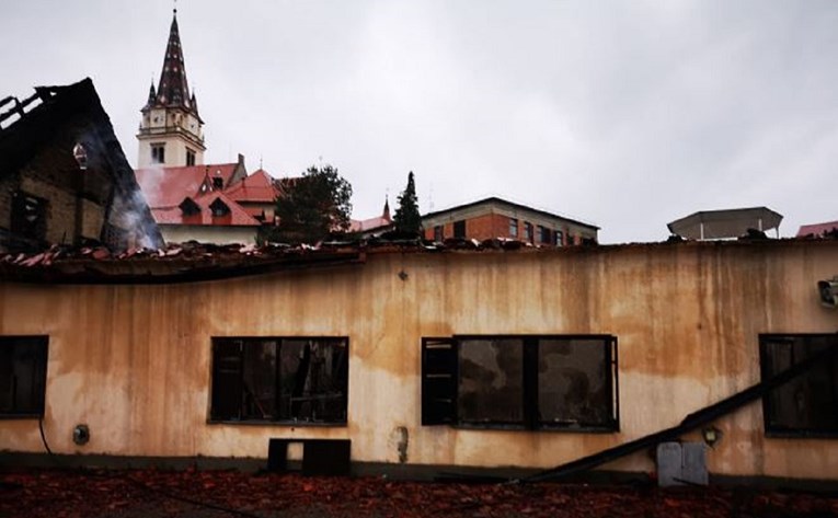 VIDEO Noćas je izbio požar u Mariji Bistrici, dvorana u svetištu potpuno izgorjela