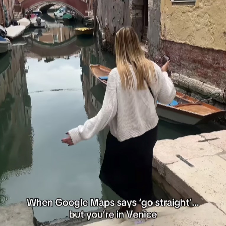 Turistkinja u Veneciji pratila upute na Google Mapsu pa pokazala gdje je završila
