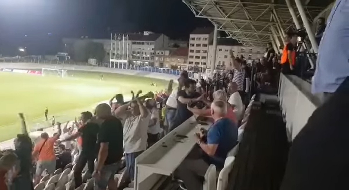 Pogledajte kako je domaća tribina u Zagrebu slavila gol za pobjedu Hajduka
