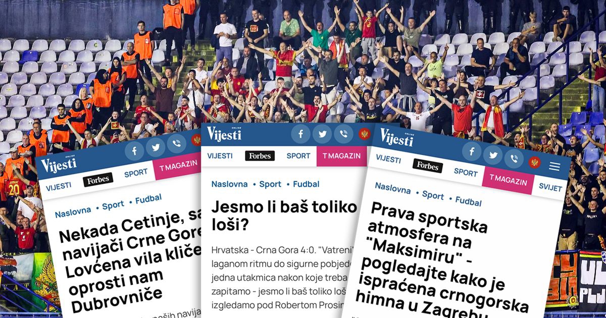 Crnogorci: Hrvati su poštovali našu himnu, a mi smo pljeskali njihovim vatrogascima