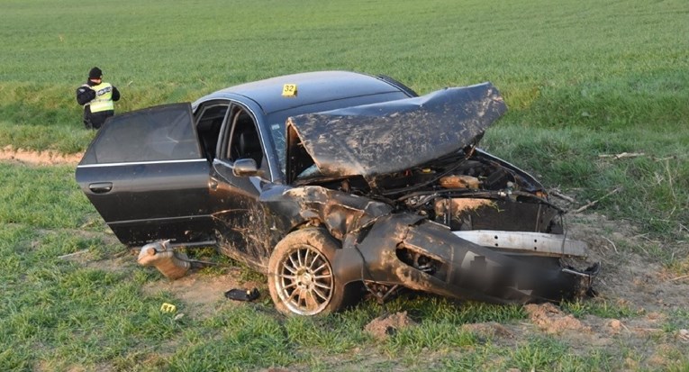 23-godišnjak Audijem sletio s ceste kod Pleternice, poginuo je na mjestu nesreće