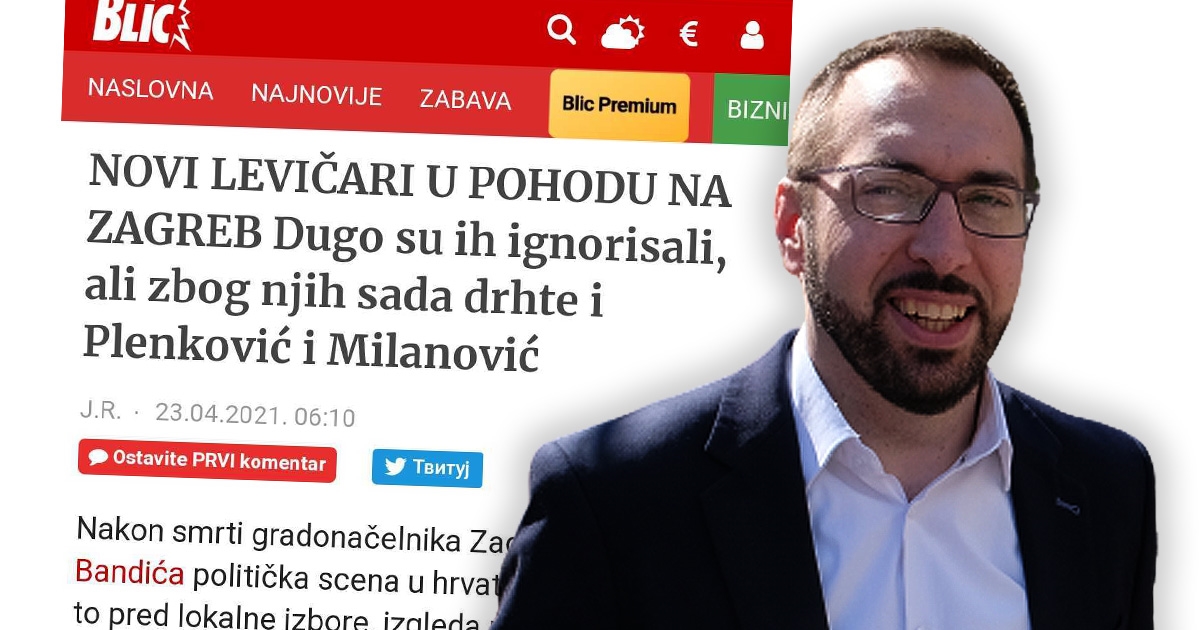 Srpski Blic: Novi ljevičari u pohodu na Zagreb, vodi ih Senf