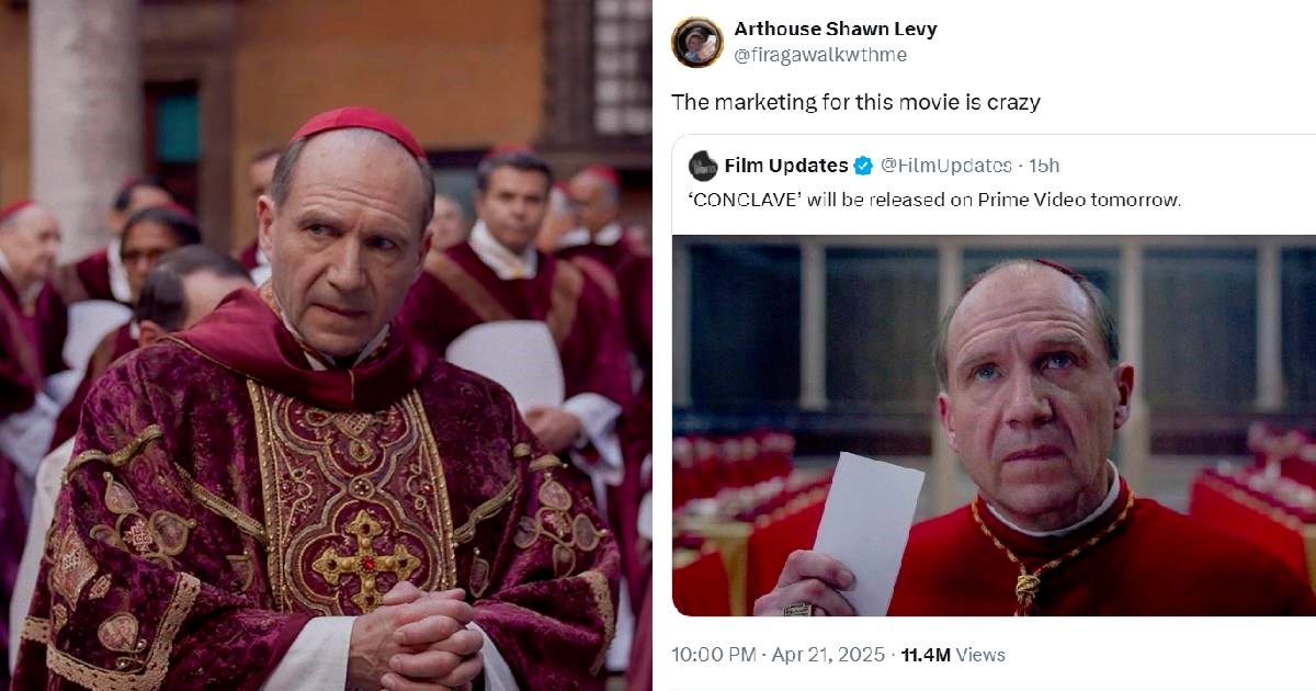 Triler Konklava stiže na Prime Video. Ljudi se šale: Marketing za ovaj film je prelud