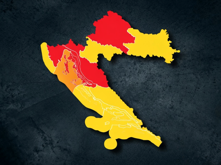 Izdano crveno upozorenje za tri velike hrvatske regije