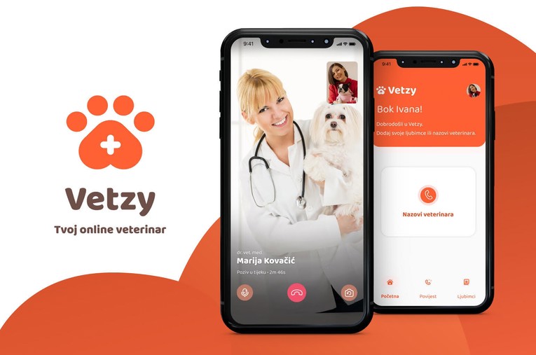 Domaća aplikacija Vetzy je hit - spaja vas izravno s veterinarom dostupnim 0-24