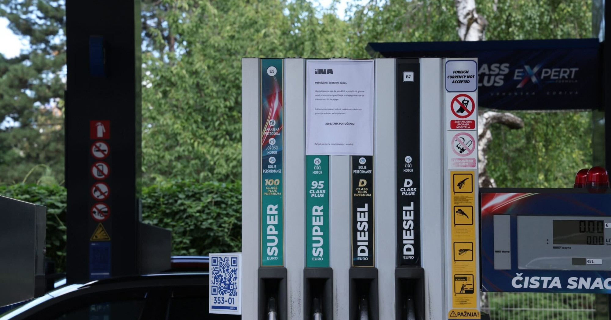 Ina i Petrol ograničili točenje goriva