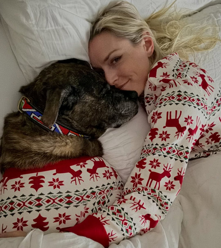 Lindsey Vonn se iz bolnice oprostila od svojeg 13-godišnjeg psa Lea