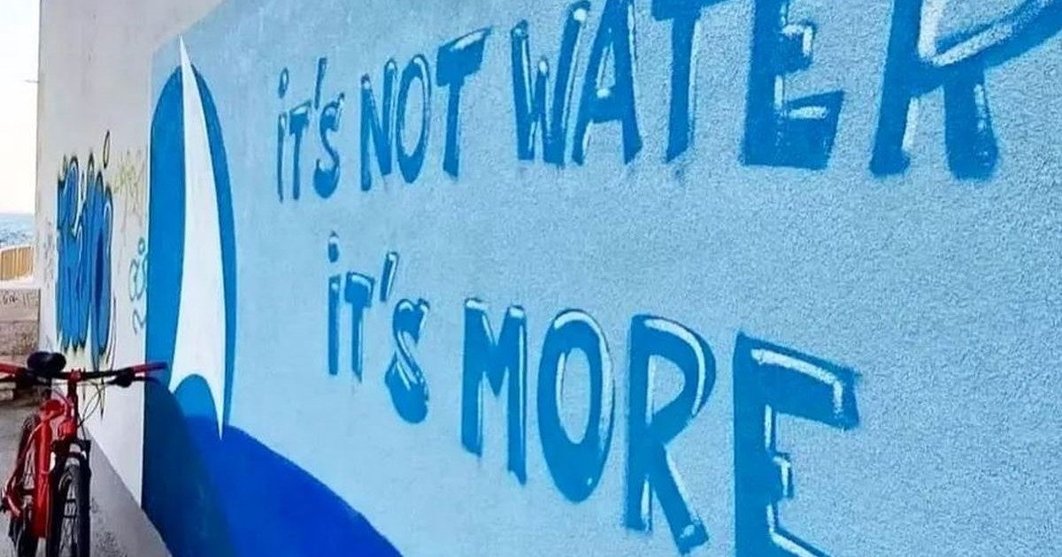 Grafit u Dalmaciji oduševio ekipu na Fejsu: "It's not water, it's more"