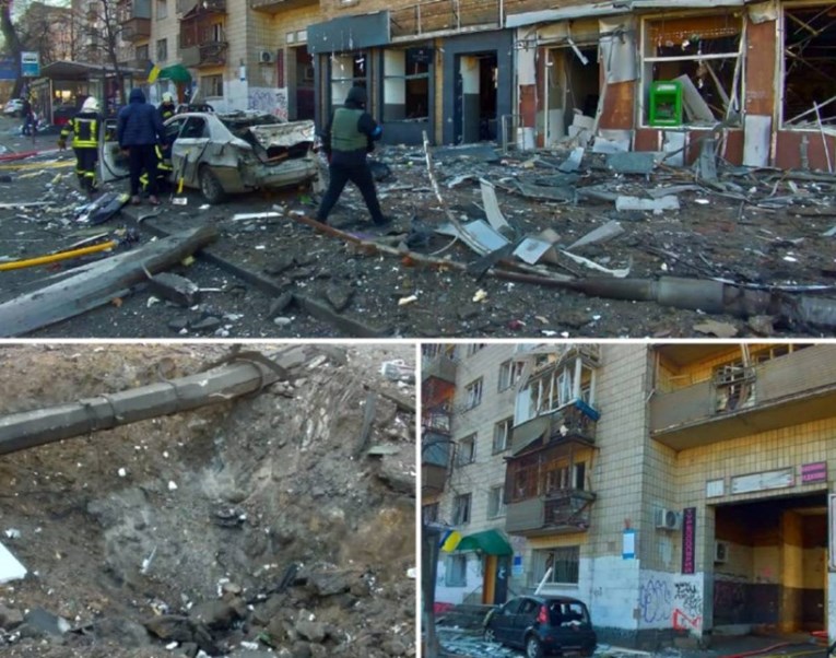 FOTO Kličko objavio slike s ulice Kijeva nakon napada