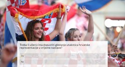 ANKETA Trebaju li učenici za vrijeme utakmica Hrvatske biti oslobođeni nastave?