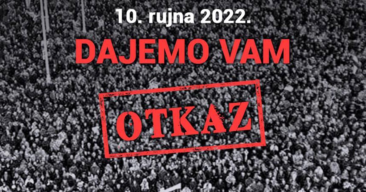 Mostovci masovno pozivaju na prosvjed protiv HDZ-a