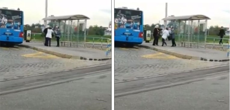 VIDEO Tri penzionerke se potukle na Savskom mostu, razdvajao ih zaštitar