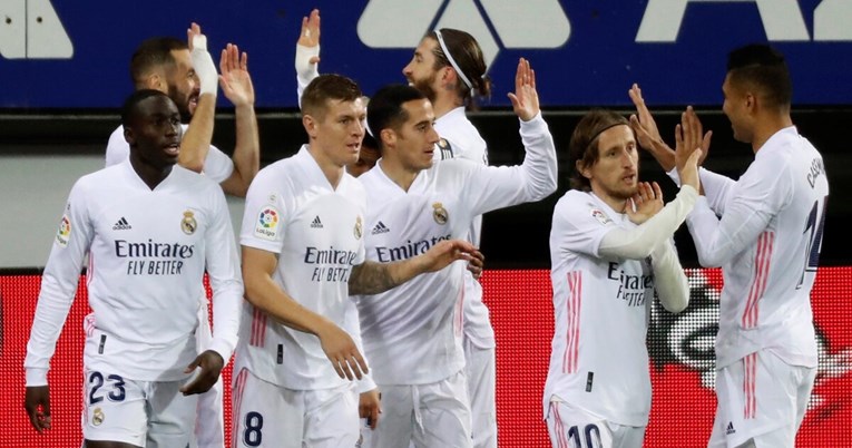 EIBAR - REAL MADRID 1:3 Gosti slavili peti put zaredom. Modrić zabio lijep pogodak