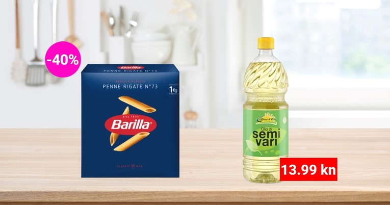 Index šoping-lista: Našli smo Barilla tjesteninu od 1 kg na popustu od 40%