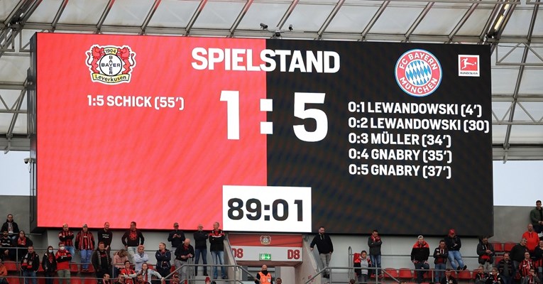 BAYER - BAYERN 1:5 Pogledajte što je Bayern napravio od derbija Bundeslige