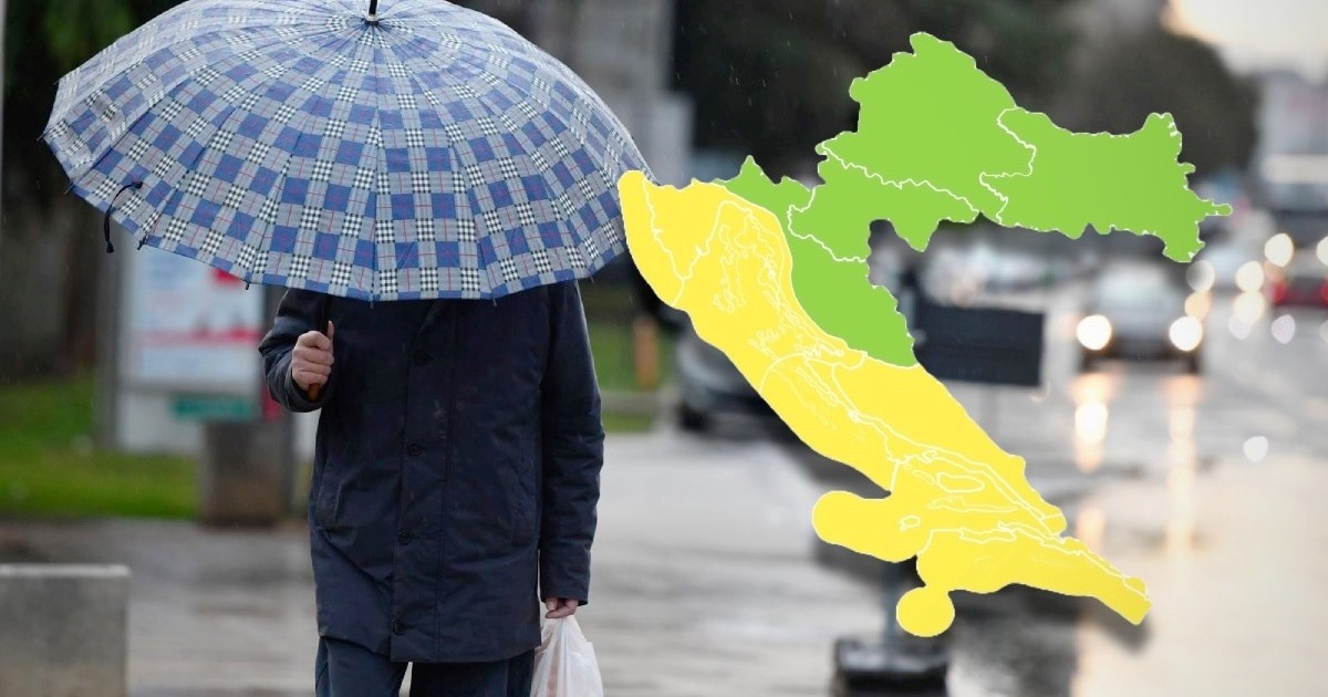 Stiže promjena vremena. DHMZ izdao alarm za olujno jugo i nevrijeme